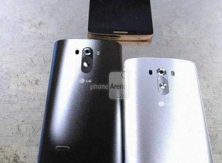 LG G3 aparece también en negro y plateado, en una imagen de alta calidad