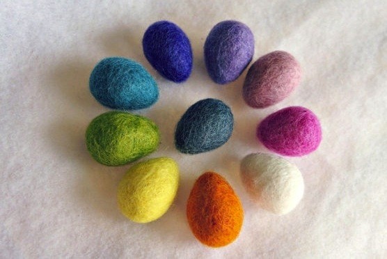 Huevos Pascua Fieltro