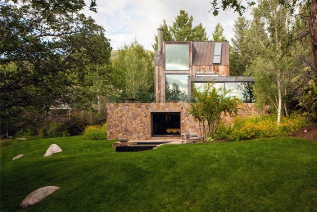 Construir una casa de piedra facebook