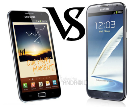Galaxy Note vs Galaxy Note II, el gran smartphone se hace todavía más grande