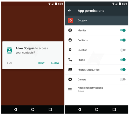Controlar los permisos de forma individual en las app podría volver en Google I/O
