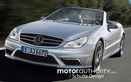 Recreación del nuevo Mercedes SL