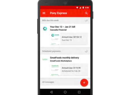 Google está haciendo pruebas para que podamos pagar facturas desde la app de GMail