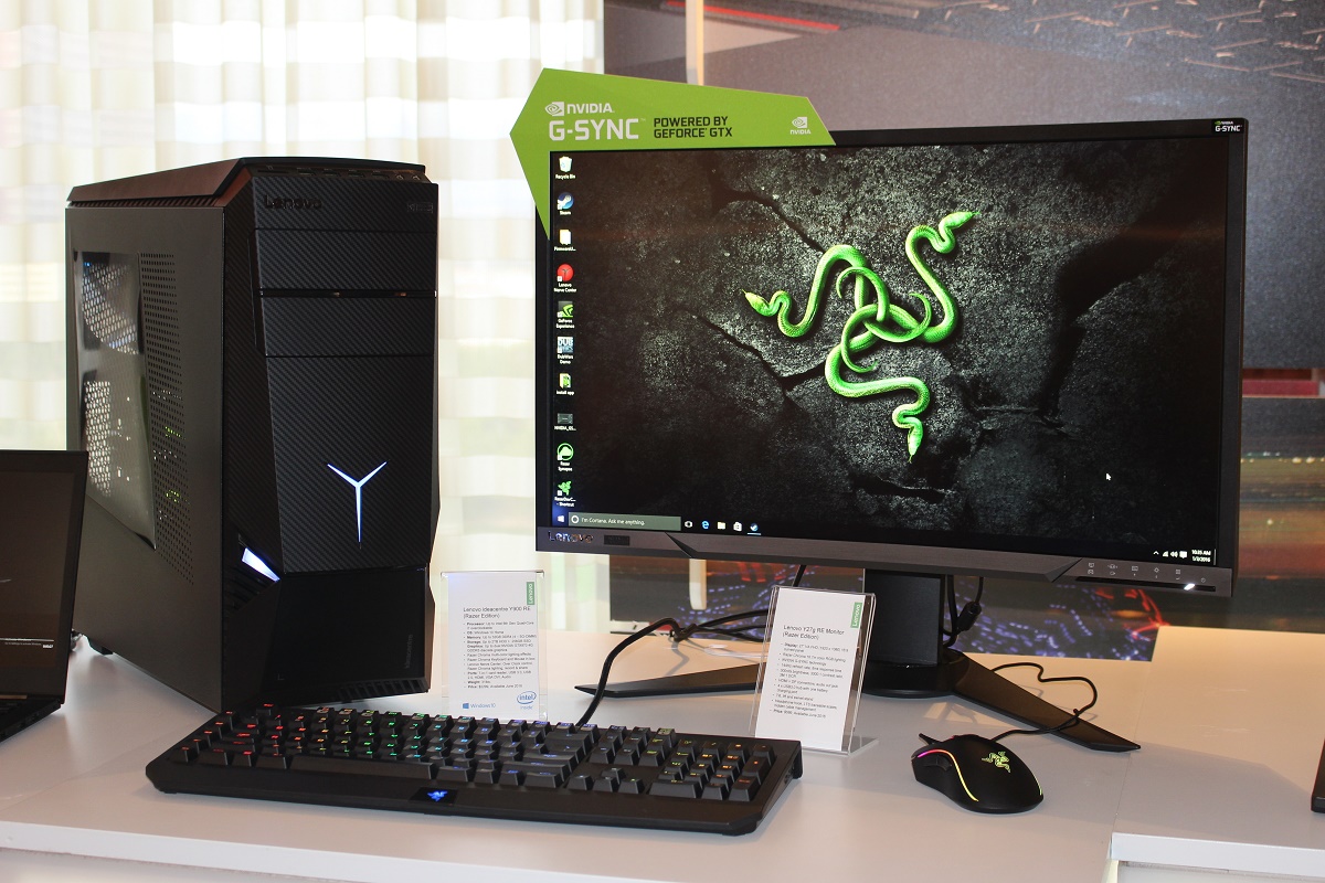 lo nuevo de lenovo y razer es una pc con dos gtx 970 y un lo nuevo de lenovo y razer es una pc con dos gtx 970 y un