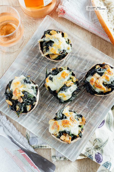 Champinones Gratinados