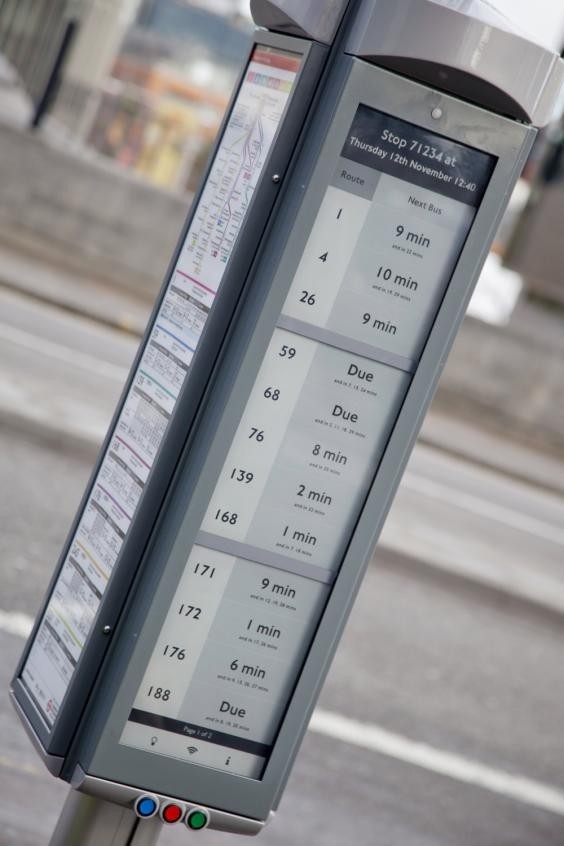 E Ink Solar Bus Stop 01