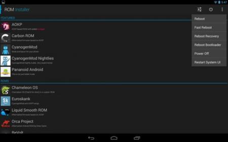 Rom Installer, una nueva aplicación para manejar roms