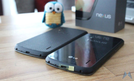 Nexus 4 modifica ligeramente su diseño