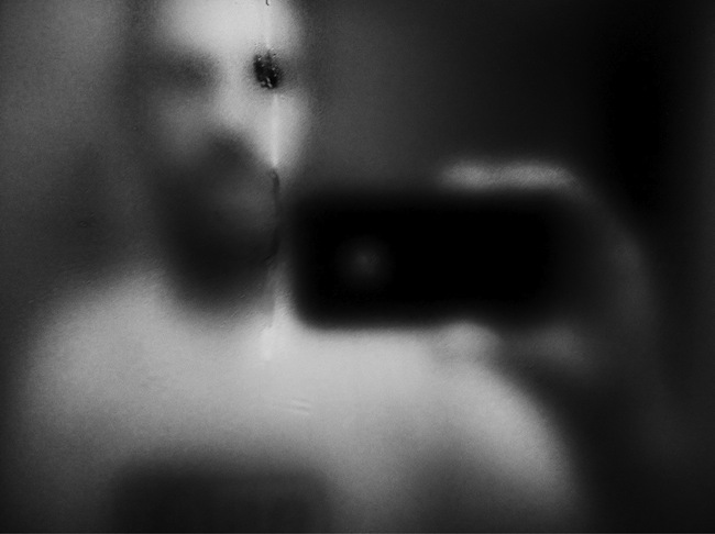 Selportrait (wet mirror)