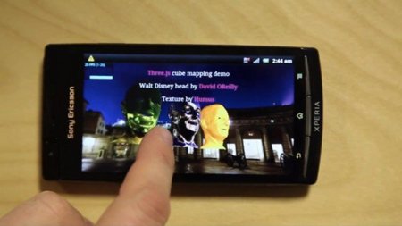 Los Xperia son los primeros terminales Android en soportar WebGL