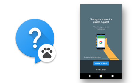 Google estaría preparando para sus Nexus una aplicación de soporte en vivo con pantalla compartida