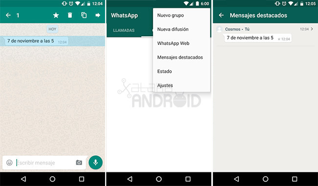 Empfohlene WhatsApp Nachrichten
