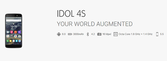 Alcatel Onetouch Idol 4s