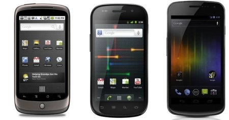 Evolución de los Nexus: del G1 al Galaxy Nexus