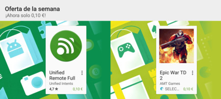 Unified Remote y Epic War TD 2 a 0,10 € y los juegos de Minecraft con hasta el 90% de descuento