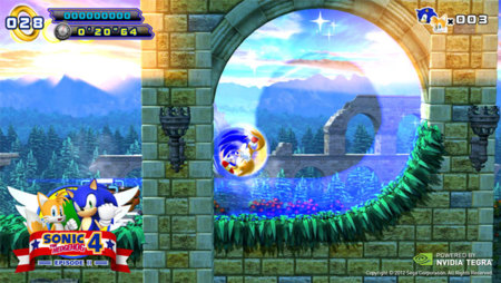 Sonic 4 Episodio 2 llegará primero a los Nvidia Tegra 3 en exclusiva