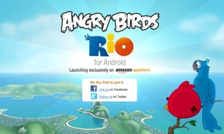 Angry Birds Rio será vendido únicamente por la app store de Amazon