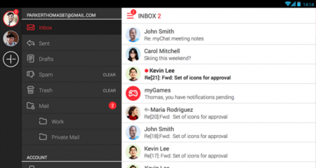 myMail, un gestor de correo muy bien acabado