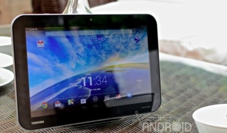 Primer contacto con los tablets Android Toshiba Excite Pure, Pro y Writer