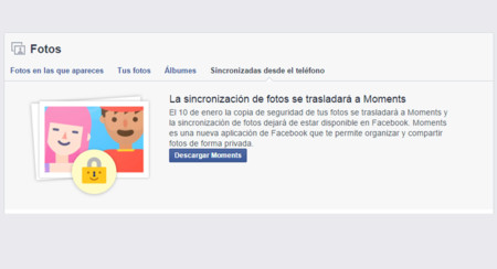 Facebook quiere que te instales otra aplicación para tus fotos, Moments