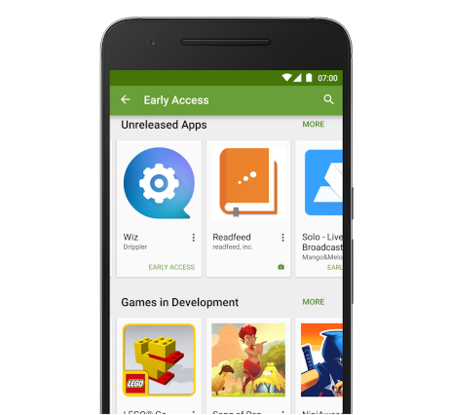 Llega Google Play Early Access, apps en beta abierta y mejor visibilizadas