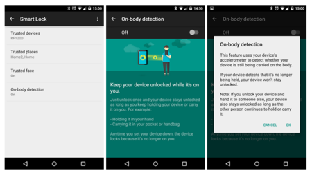 Un nuevo sistema de bloqueo inteligente comienza a llegar algunos Android con Lollipop