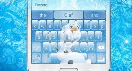 Swiftkey ofrecerá themes basados en marcas, y empieza por Frozen