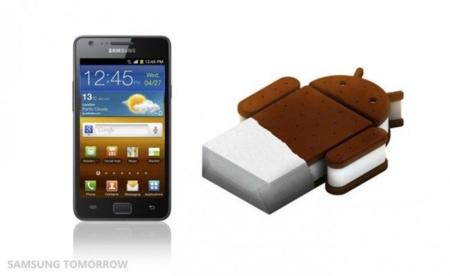 Samsung Galaxy SII empieza a actualizarse oficialmente a Ice Cream Sandwich