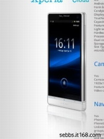 Sony Ericsson Nozomi podría ser lanzado como Xperia Cloud