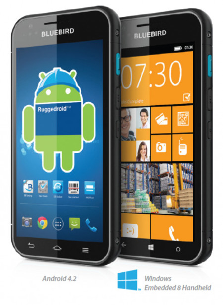 BlueBird BM180, el primer smartphone que puede correr Android y un pseudo Windows Phone 8