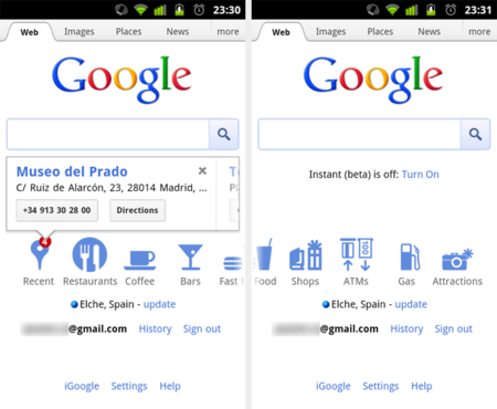 Google mejora la búsqueda local para mostrar los sitios recientes en tu Android