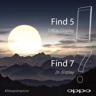 Oppo Find 7, supersmartphone con pantalla 2K confirmado