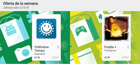 Oferta de la semana en Google Play: YoWindow Tiempo y Puddle+ rebajados a 0,10 euros