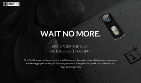 OnePlus One mantendrá su venta por invitaciones, aunque se podrá reservar el próximo 27 de octubre