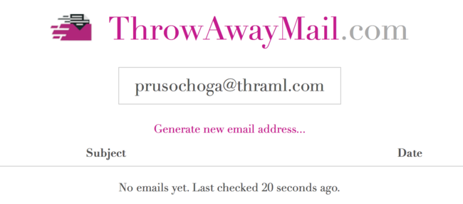 ThrowAwayMail