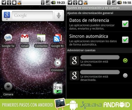 Primeros pasos con Android: Gestión de agenda y sincronización