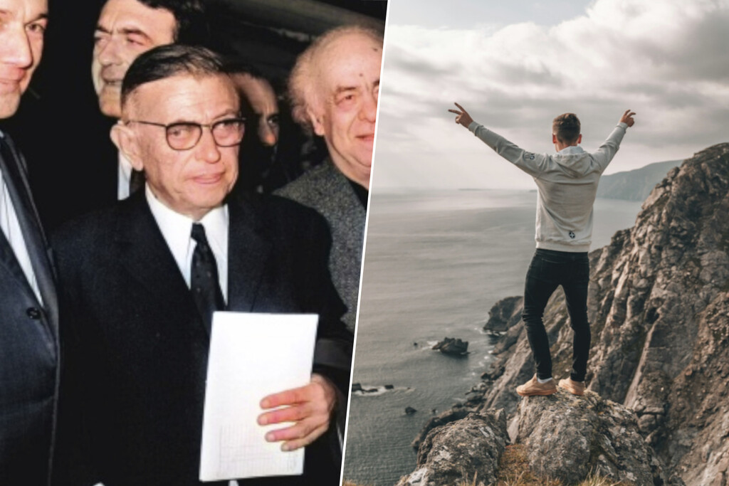 O que o filósofo Jean-Paul Sartre quis dizer quando escreveu: "A vida começa do outro lado do desespero"?