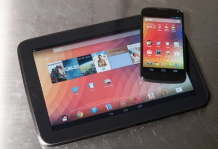 Nexus 10 y Nexus 4 se presentan a su primera batería de benchkmarks