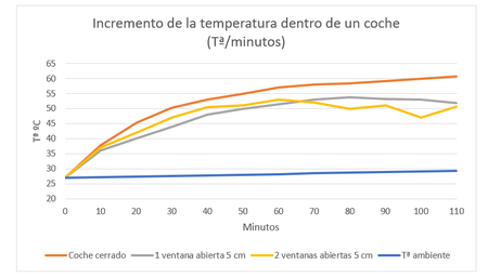 Incremento Temperatura Dentro Coche