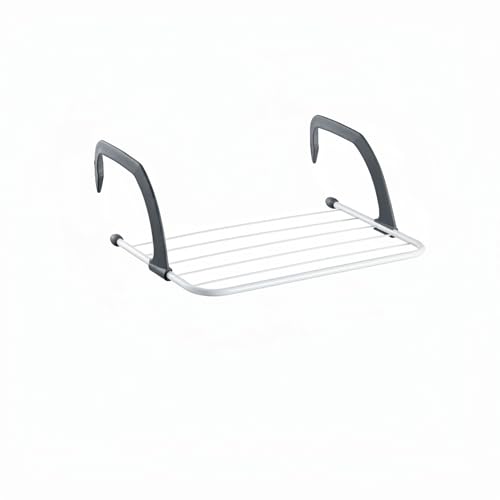 INDE CONFORTIME | Tendedero de Barandilla 3 m, 51x35x15 cm, Tendedero Colgante Plegable para Balcón o Terraza, Secador de Ropa Compacto para Exterior, Ahorra Espacio, Ideal para Toallas y Calcetines