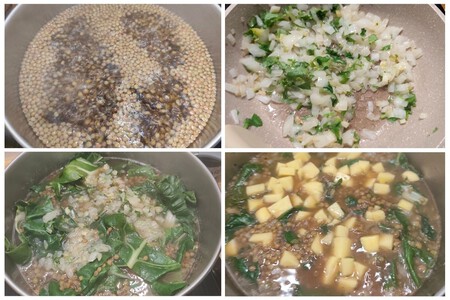 Pasos Sopa Lentejas Libanesa