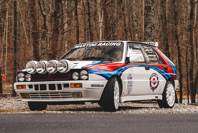 Un Lancia Delta HF Integrale V16 con matrícula de Madrid, a subasta