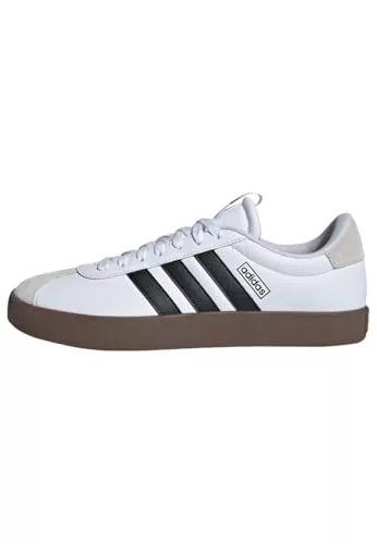 adidas Hombre VL COURT 3.0 SHOES, Cloud white/core black/grey one, 43 1/3 EU