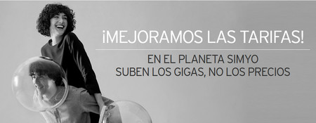 Simyo impulsa sus tarifas más baratas con más gigas por el mismo precio
