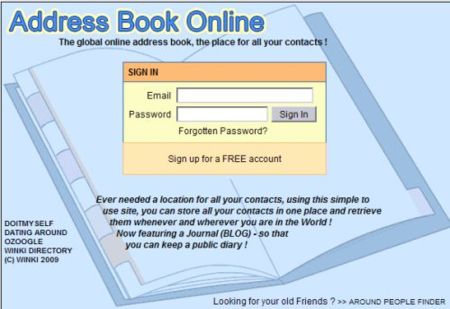 address book online otra opción para gestionar nuestros contactos