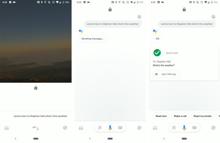 Google Assistant Mensaje Bloqueo