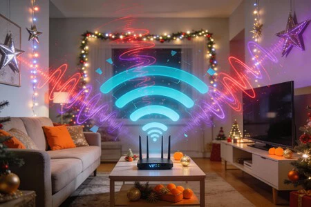 Interferencias en el Wifi por las luces de navidad