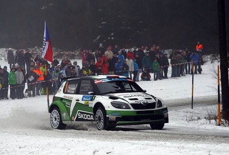 Jan Kopecký lidera el Jänner Rallye tras la primera etapa