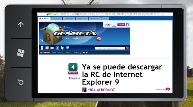 IE en Windows Phone