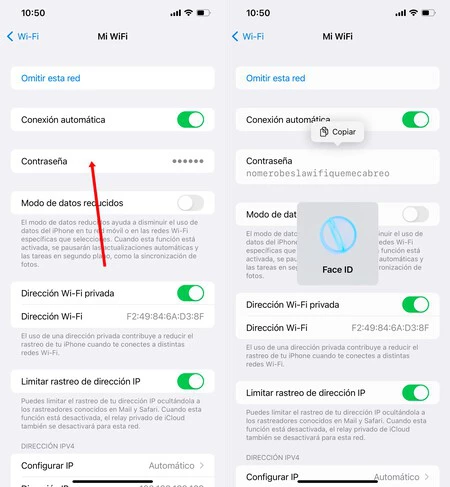 Claves Wifi Ios